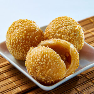 lotus sesame ball