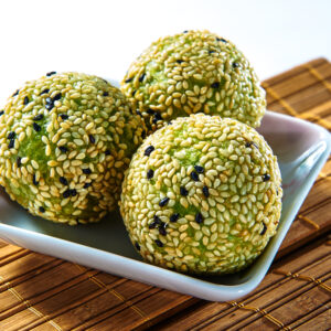 red bean sesame ball