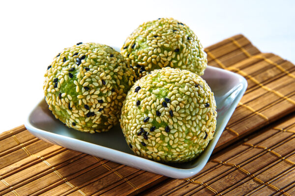 red bean sesame ball