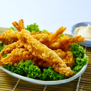 fried tempura prawn