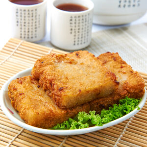 pan fried raddish cake